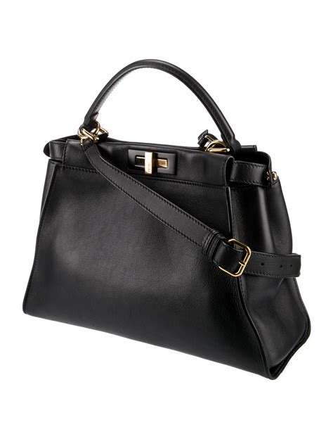 fendi peekaboo iconic medium|fendi large peekaboo tote.